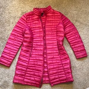 Pink micro puff Patagonia jacket